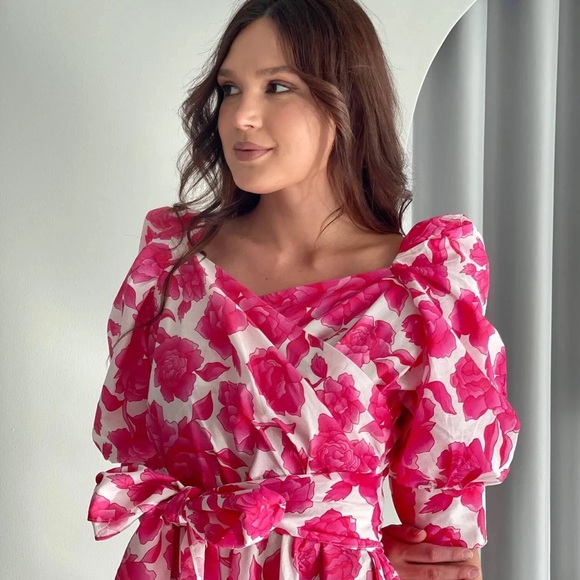 NWOT cotton linen dress size L - Picture 8 of 10